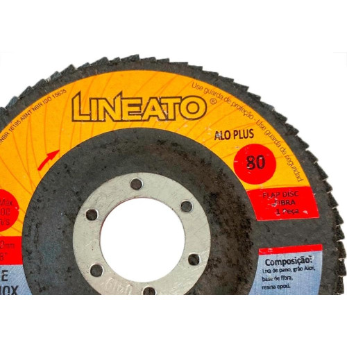 Disco Flap Lineato Itambe 4.1/2'' - Grao 80