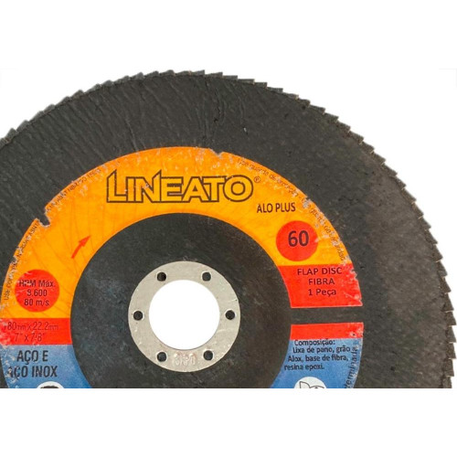 Disco Flap Lineato Itambe 7'' - Grao 60