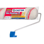 Rolo La Castor Economico 23Cm Nao Respinga Com Cabo - 334 - Kit C/12 Pecas