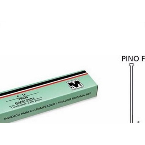 Pino Para Grampeador/Pinador Gramserv F-10Mm