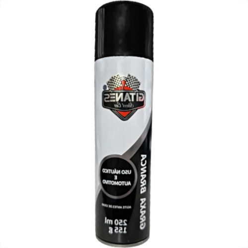 Graxa Spray Gitanes Branca Uso Nautico E Automotivo 250Ml/155G.