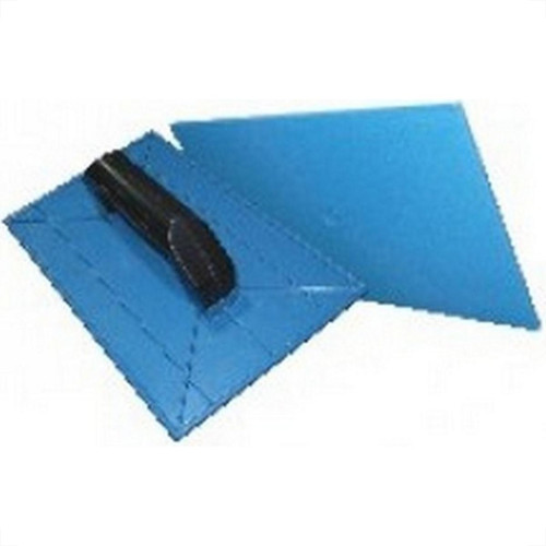 Desempenadeira Pvc Emave Azul Lisa 18 X30Cm - Kit C/6 Pecas