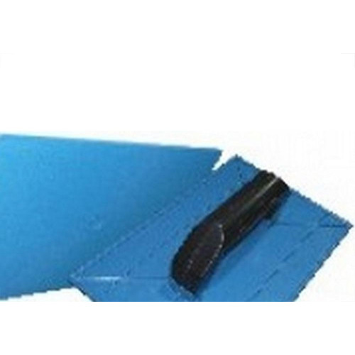 Desempenadeira Pvc Emave Azul Lisa 18 X30Cm - Kit C/6 Pecas