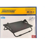 Apoio Ergonomico Para Pes Multivisao Mdf Preto Nr-17