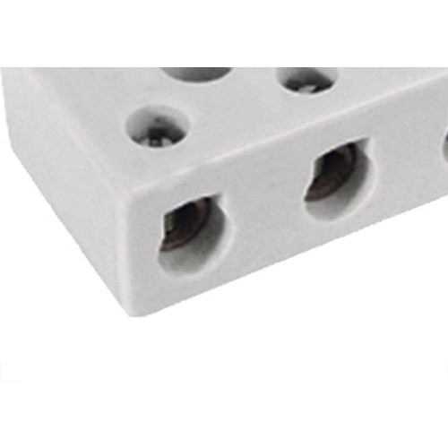 Conector Porcelana Thompson 3 Polos - 06Mm Fixar - Kit C/10 Pecas