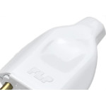 Pino Macho Flp 2 Polos 10A. Oco Branco - Kit C/10 Pecas