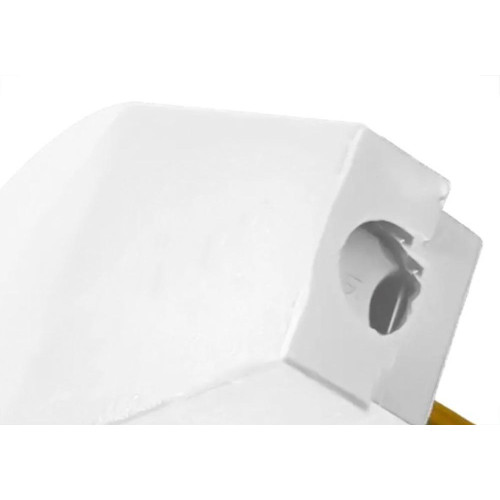 Pino Prensa Cabo Flp 2 Polos 10A. Branco - Kit C/10 Pecas