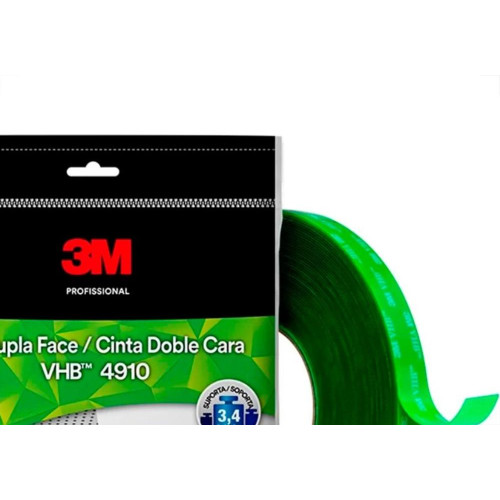 Fita Dupla Face 3M Vhb 19Mm X 20M - Transparente Interna