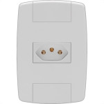 Conjunto Ilumi Lev Modular Com Placa 1 Tomada 2P+T. 10A. - 87140