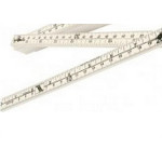Metro Plastico Eco Duplo Branco - Kit C/10 Pecas