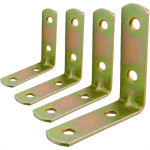 Cantoneira Para Moveis Overtime Bicromatizada Caixa Com 50 Pecas 1,1/2''