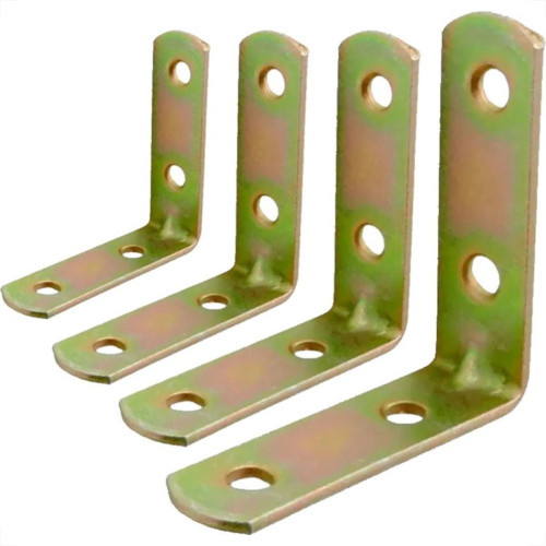 Cantoneira Para Moveis Overtime Bicromatizada Caixa Com 50 Pecas 1,1/2''