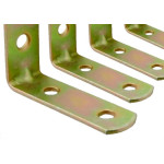 Cantoneira Para Moveis Overtime Bicromatizada Caixa Com 50 Pecas 1,1/2''