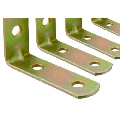 Cantoneira Para Moveis Overtime Bicromatizada Caixa Com 50 Pecas 1,1/2''