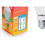 Lampada Led Bulbo Ourolux A60 - 12W. 6500K. - Kit C/10 Pecas