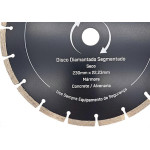 Disco Diamantado Thompson Segmentado Seco 230Mm X 22,23Mm - 9'' - 1376