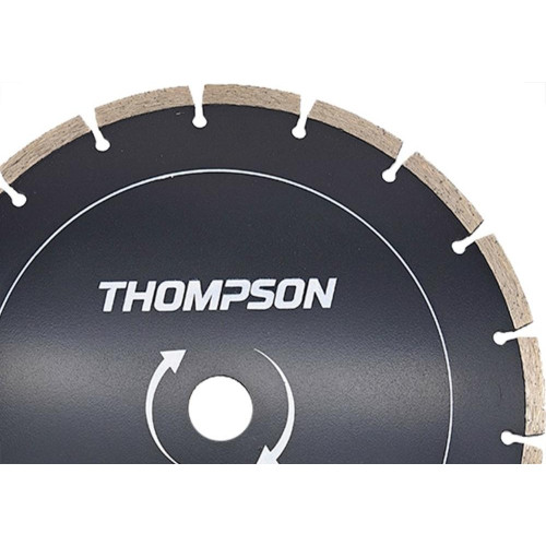 Disco Diamantado Thompson Segmentado Seco 230Mm X 22,23Mm - 9'' - 1376