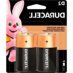 Pilha Duracell Alcalina Grande D Cartela Com 2 Pecas