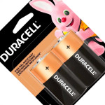 Pilha Duracell Alcalina Grande D Cartela Com 2 Pecas