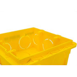 Caixinha De Luz Pvc Pial Legrand Amarela 4X4 - Kit C/16 Pecas