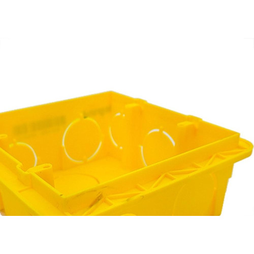 Caixinha De Luz Pvc Pial Legrand Amarela 4X4 - Kit C/16 Pecas