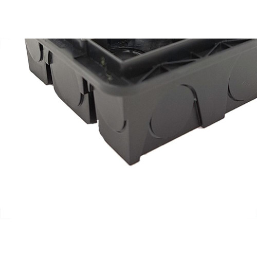 Caixinha De Luz Pvc Pial Legrand Preta 4X4 - Kit C/16 Pecas