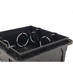 Caixinha De Luz Pvc Pial Legrand Preta 4X4 - Kit C/16 Pecas