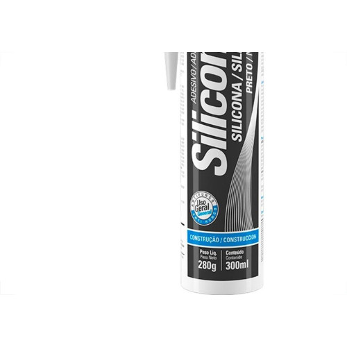Silicone Acetico Tekbond 280Gr. Preto