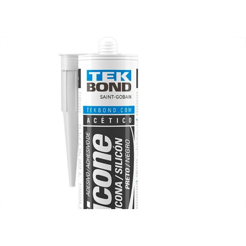 Silicone Acetico Tekbond 280Gr. Preto