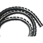 Organizador De Fios Daneva 10Mmx1,0M Preto - Dn1572