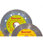 Disco Diamantado Starrett Cartela Com 3 Pecas Liso/Segmentado/Turbo 110Mm X 20Mm - Kddp110-3