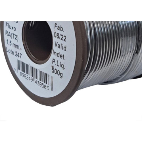 Solda Cobix Carretel 500Gr Marrom 1,5Mm 25X75