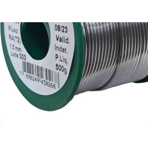 Solda Cobix Carretel 500Gr Verde 1,5Mm 40X60