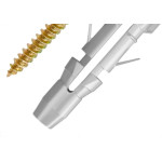 Bucha Fixacao Para Tijolo Baiano Sforplast Com Parafuso Chata Philips 4,0X45Mm - Sfu 6X35Mm Pacote Com 100 Pecas