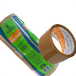 Fita Adesiva Embalagem Koretech Marrom 48Mm X 100M - Kit C/5 Pecas