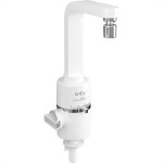 Torneira Eletrica Hydra Slim Bica Movel Mesa Branca 4 Temperaturas 5500W. X 220V.