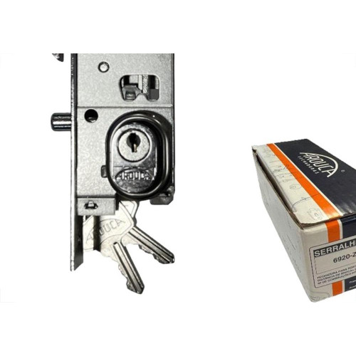 Fechadura Arouca Bico Papagaio Para Porta De Correr 6920-Z-Ip