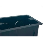 Caixinha De Luz Pvc Brascom Preta 4X2 - Kit C/100 Pecas