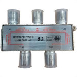 Divisor Cabo Coaxial Blindado Aubor 4X75 Digital 2050Mhz
