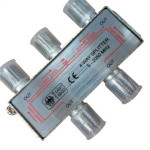 Divisor Cabo Coaxial Blindado Aubor 4X75 Digital 2050Mhz