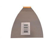 Espatula Compel Aco Inox Cabo Madeira 100Mm - Kit C/6 Pecas