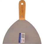 Espatula Compel Aco Inox Cabo Madeira 150Mm - Kit C/6 Pecas