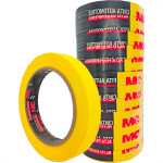 Fita Crepe 3M Alta Performance Amarela 18Mm X 40M Automotiva - Kit C/12 Rolos