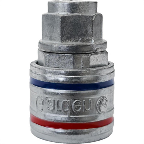 Engate Rapido Para Ar Garden Zamac Cromado Rosca Femea 1/4'' - 10400E