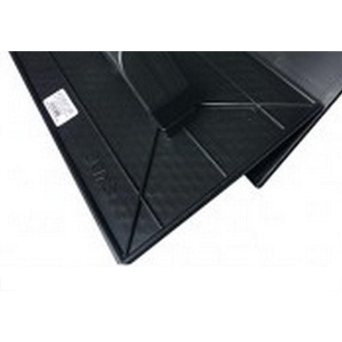 Desempenadeira Pvc Emave Preta Lisa 15 X26Cm - Kit C/6 Pecas