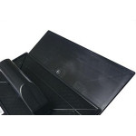 Desempenadeira Pvc Emave Preta Lisa 22 X34Cm - Kit C/6 Pecas