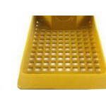 Suporte Laje Emave Com Caixa 25Cm Piso Amarelo - Kit C/10 Pecas