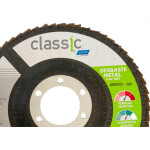 Disco Flap Norton Classic - 4.1/2'' - Grao 60 - Kit C/10 Pecas