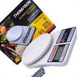 Balanca Digital De Cozinha 10Kg Thompson Com 2 Pilhas Aa