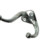 Cabide Inca Duplo Zamac Zincado 651 - Kit C/12 Pecas